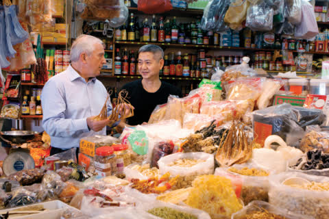 "When you go to the markets you see people from all walks of life." Nicholas Allen, Link REIT Chairman "When you go to the markets you see people from all walks of life." Nicholas Allen, Link REIT Chairman