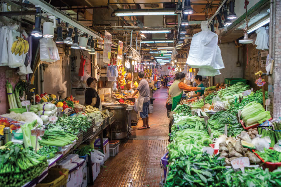 In the old Link REIT Tak Tin market, little thought was given to layout